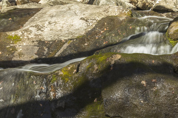 Misty Woodland Waterfall