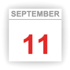 September 11. Day on the calendar.
