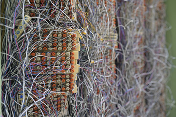 Messy cables connections