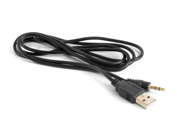 Cable connector 3,5 mini-jack to USB