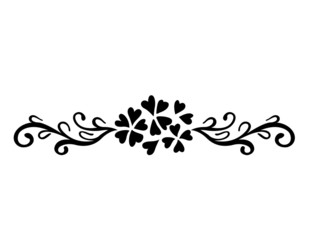 Vector of abstract artistic floral ornament