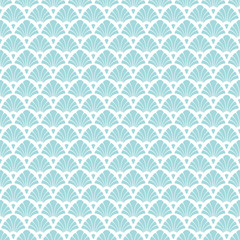 Seamless, Retro, Muster, Abstrakt, Blumen, Türkis © Jan Engel