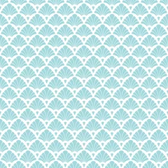 Seamless, Retro, Muster, Abstrakt, Blumen, Türkis © Jan Engel