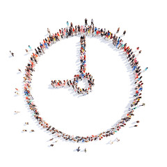 people in the form of hours.