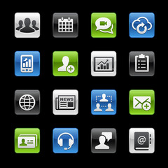 Business Technology Icons -- Gelbox Series