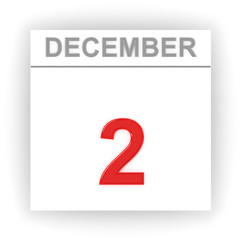 December 2. Day on the calendar.