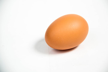 Eggs On White Background.