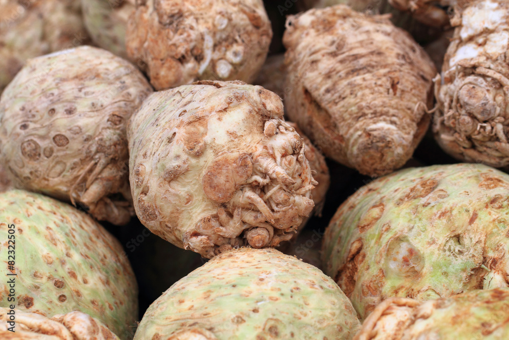 Canvas Prints celery root background