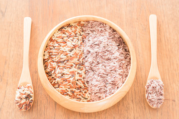 Organic multi whole grain of jasmine rice