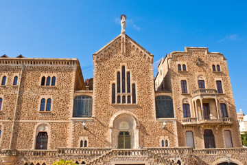 Fototapeta na wymiar St. Joseph of the Mountain church in Barcelona, Spain