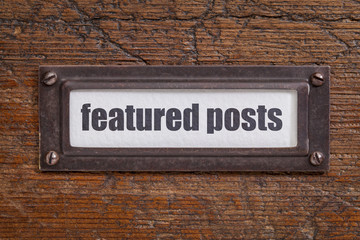 featured posts  label