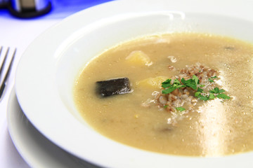 mushrooms soup