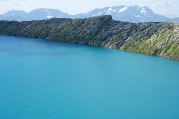 Obraz premium Lac à l’Alpe-d’Huez 