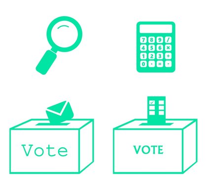 Vote et science en 4 icônes