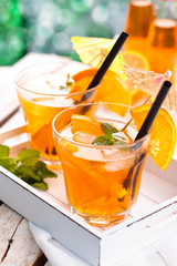 Orange lemonade.