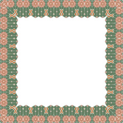 Ornamental Frame for photo with abstract elements