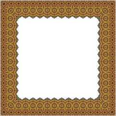 Ornamental Frame for photo with abstract elements