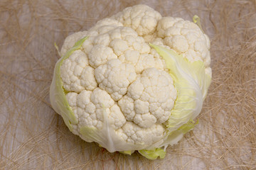 cauliflower head peeled