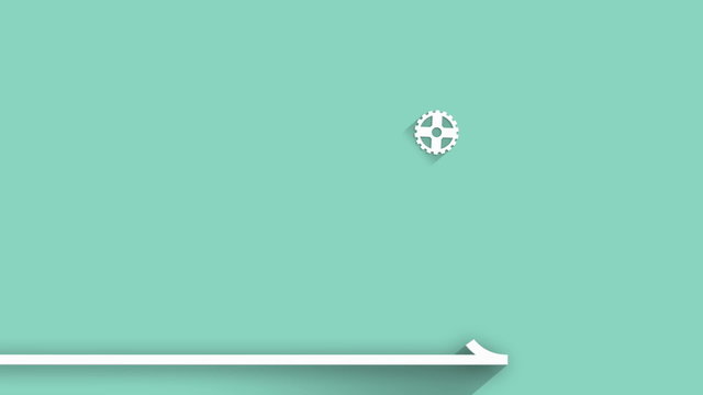 Rotation gears into lighting bulb