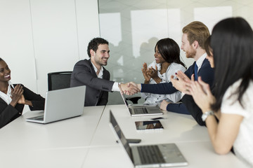 Young people in the office