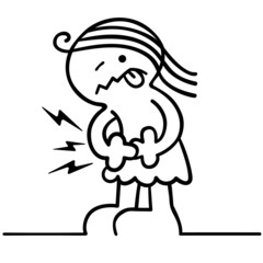 figur hat magenschmerzen