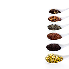 Collection of teas and infusions