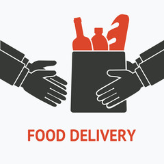 concept for delivery food