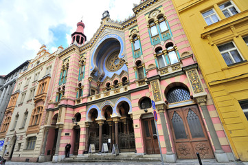 Fototapeta premium Praga Sinagoga Jerusalem