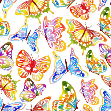 Watercolor_Butterfly_Pattern