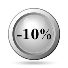 10 percent discount icon