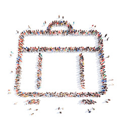 people in the form of a portfolio.