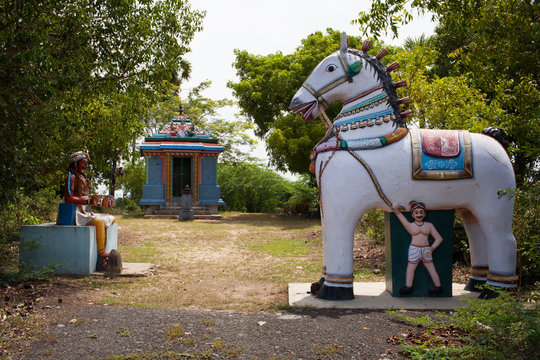 Inde, Aiyanar Temple 0433