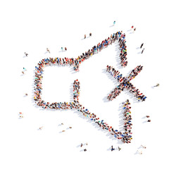 people in the form of sound icon.