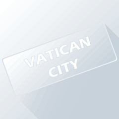 Vatican city unique button