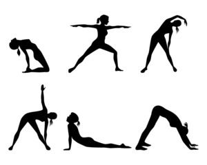 Girl involved in fitness