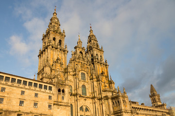 Fototapeta na wymiar Cathedral Santiago de Compostela, Galicia, Spain