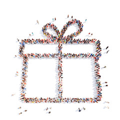 people in the form of a gift.