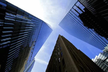 Zelfklevend Fotobehang New york city building perspective © Ana