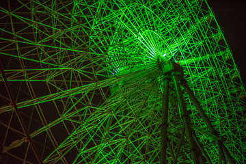 Ferris wheel at night
