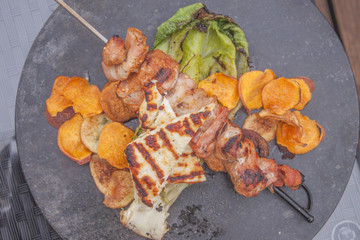 Pork skewer