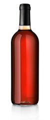Wine bottle isolated on white