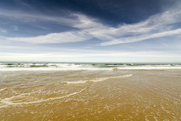 beach in  Coast of death , Razo , Galicia, Spain