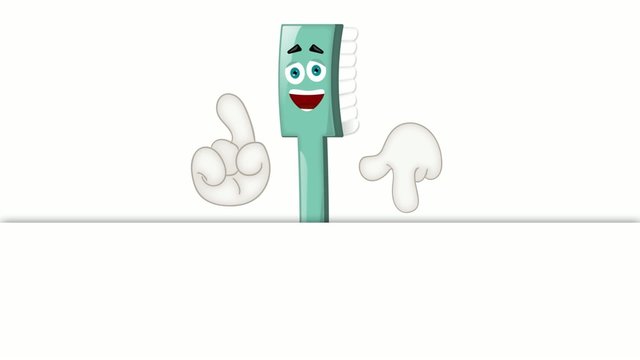 Funny toothbrush tooth brush dentist children cartoon