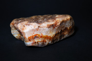 Collezione di minerali preziosi in forma naturale