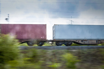 Eisenbahn Gütertransport Geschwindigkeit
