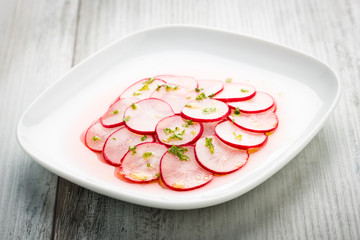 Radieschensalat - radish salad