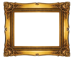 High resolution baroque style frame - Clipping Path