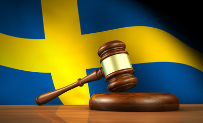 Swedish Law And Justice Concept