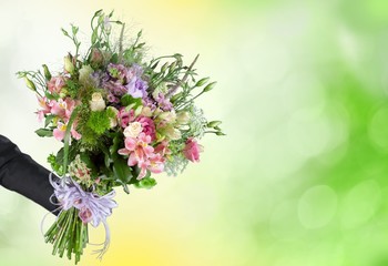 Flower. Romantic gesture