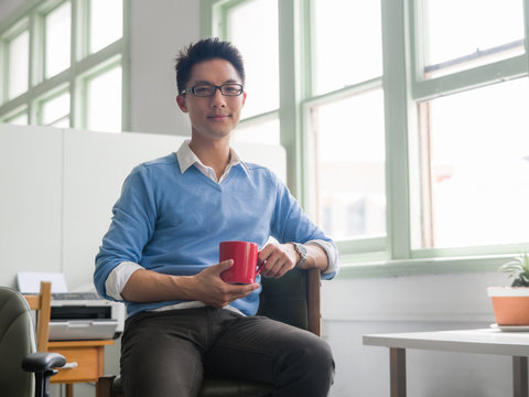 Portrait of young businessman